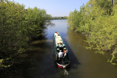 Narrowboat in Ferry Meadows