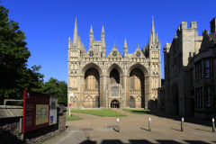 The West front Peterborough City Cathedral