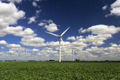 Crops and Wind Turbines