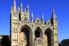 The West front Peterborough City Cathedral