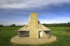 The Pyramid sculpture, Ferry Meadows