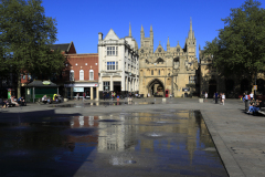 The Water Fountains in Cathedral square