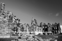 The ruins of Whitby Abbey Priory