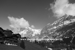 Swiss Chalets in the ski resort of Grindelwald