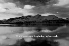 Cat Bells Fell reflected in Derwentwater