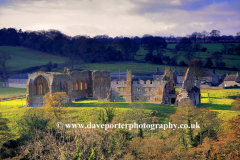 The ruins of Egglestone Abbey, near Barnard Castle