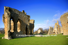 The ruins of Egglestone Abbey, near Barnard Castle