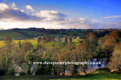 The ruins of Egglestone Abbey, near Barnard Castle