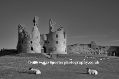 Entrance towers to Dunstanburgh Castle