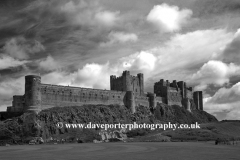 Battlements of Bamburgh Castle