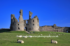 Entrance towers to Dunstanburgh Castle