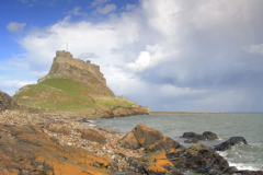 Rainbow and Storm Clouds, Lindisfarne Castle