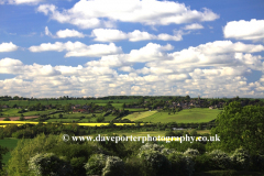 The river Welland valley and Seaton village