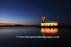 Normanton church at night, Rutland Water