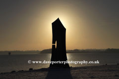 Sunset over the Great Tower, Rutland Water