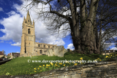 Spring, St Peters church, Empingham village