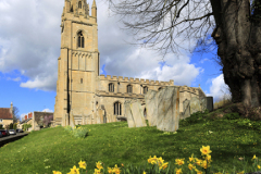 Spring, St Peters church, Empingham village