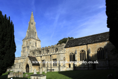 Spring, St Marys church, Ketton village