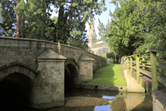 River Chater stone bridge, Ketton village