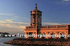 Sunset over Normanton church, Rutland Water