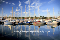 Boats in Lymington Harbour