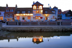 Lymington Harbour at night