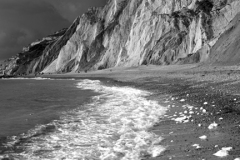 The sand cliffs at Alum bay, Isle of Wight