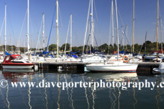 Sailing Boats in Lymington Harbour