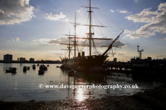 HMS Warrior Ironclad Ship, Portsmouth Harbour