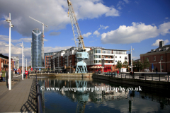 View over Portsmouth docks