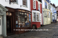 Cobbled streets, Quay Hill, Lymington town