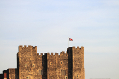 Spring view over Dover Castle