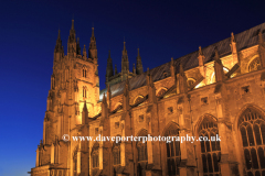 West and South elevation of Canterbury Cathedral