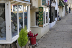 Book shops, street view, Stamford