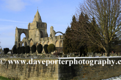 Winter snow; Crowland Abbey