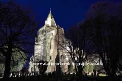 Dusk over Crowland Abbey