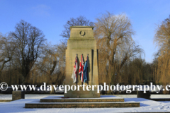 The War Memorial gardens; Bourne town