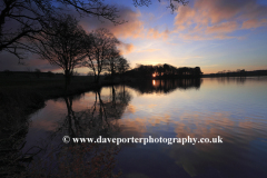 Winter Sunset, river Witham, Lincoln