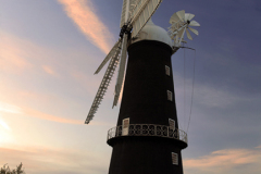 Sunset over Sibsey Windmill, Sibsey village