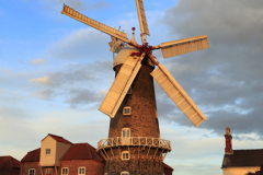 Sunset, Maud Foster windmill, Boston