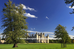 Summer view of Burghley House