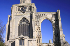 Summer view of Crowland Abbey, Crowland