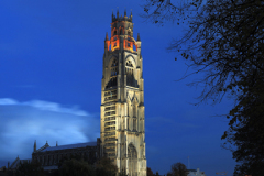 Dusk, St Botolphs church, Boston