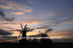 Sunset, Sibsey Trader Windmill, Sibsey village