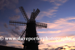 Sunset, Sibsey Trader Windmill, Sibsey village