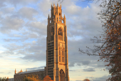 Dusk, St Botolphs church, Boston