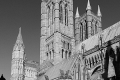 South elevation of Lincoln cathedral