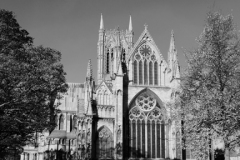 East elevation of Lincoln cathedral