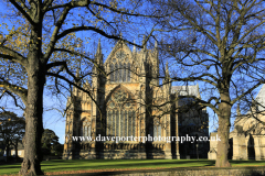 Autumn colours over Lincoln cathedral