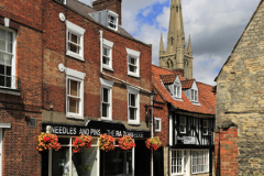 Georgian buildings along Vine Street, Grantham